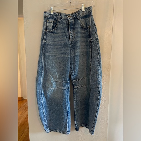 We The Free Denim - We The Free Lucky You Mid-Rise Barrel Jeans
